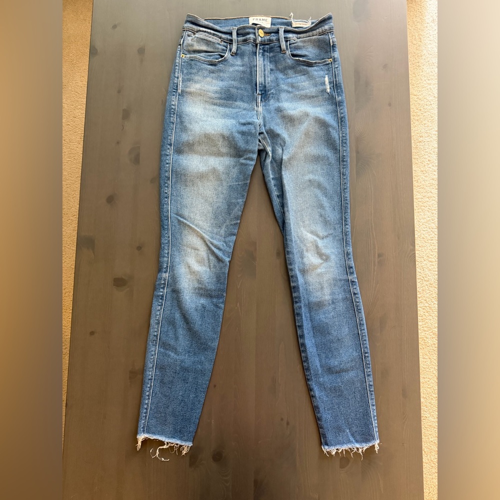 Frame Denim Women's Skinny Jeans in Blue